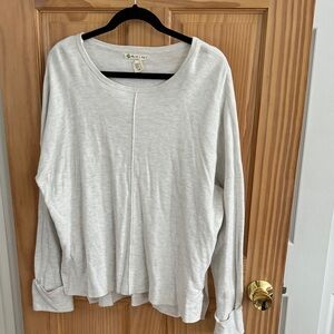 Dakini Light Gray Knit Top